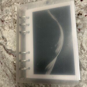 Cloth & Paper Clear Binder with Rings - Personal Wide